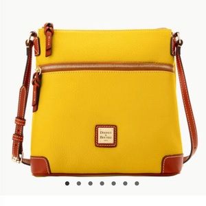 DOONEY & BOURKE Pebble Grain Crossbody in MUSTARD